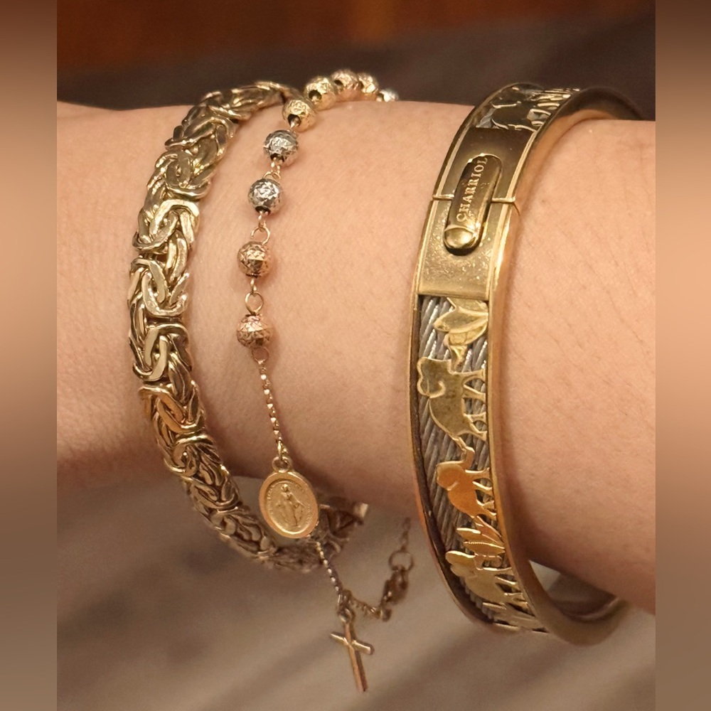 🌸14K Gold Classic Byzantine Bracelet🌸